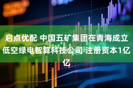 启点优配 中国五矿集团在青海成立低空绿电智算科技公司 注册资本1亿